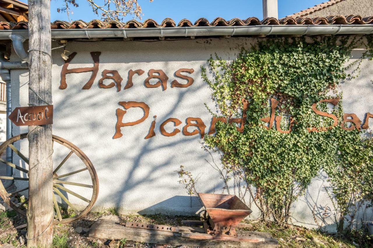 Haras Picard Du Sant Bed and Breakfast Lasserre  Exteriör bild